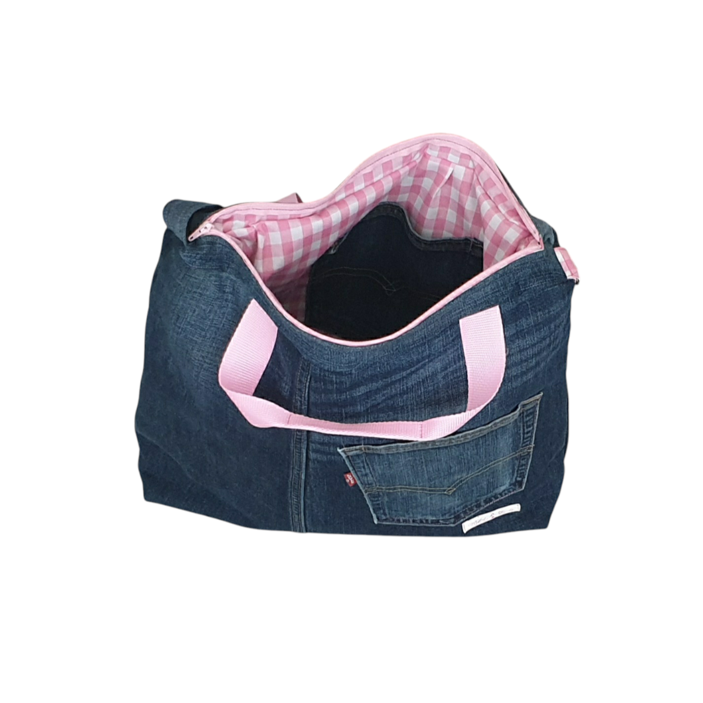 TOTE BAG JEANS & PINK